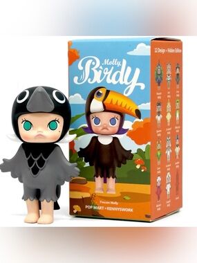 Extremely RARE Pop Mart x Kennyswork “Crow Molly” Birdy Series